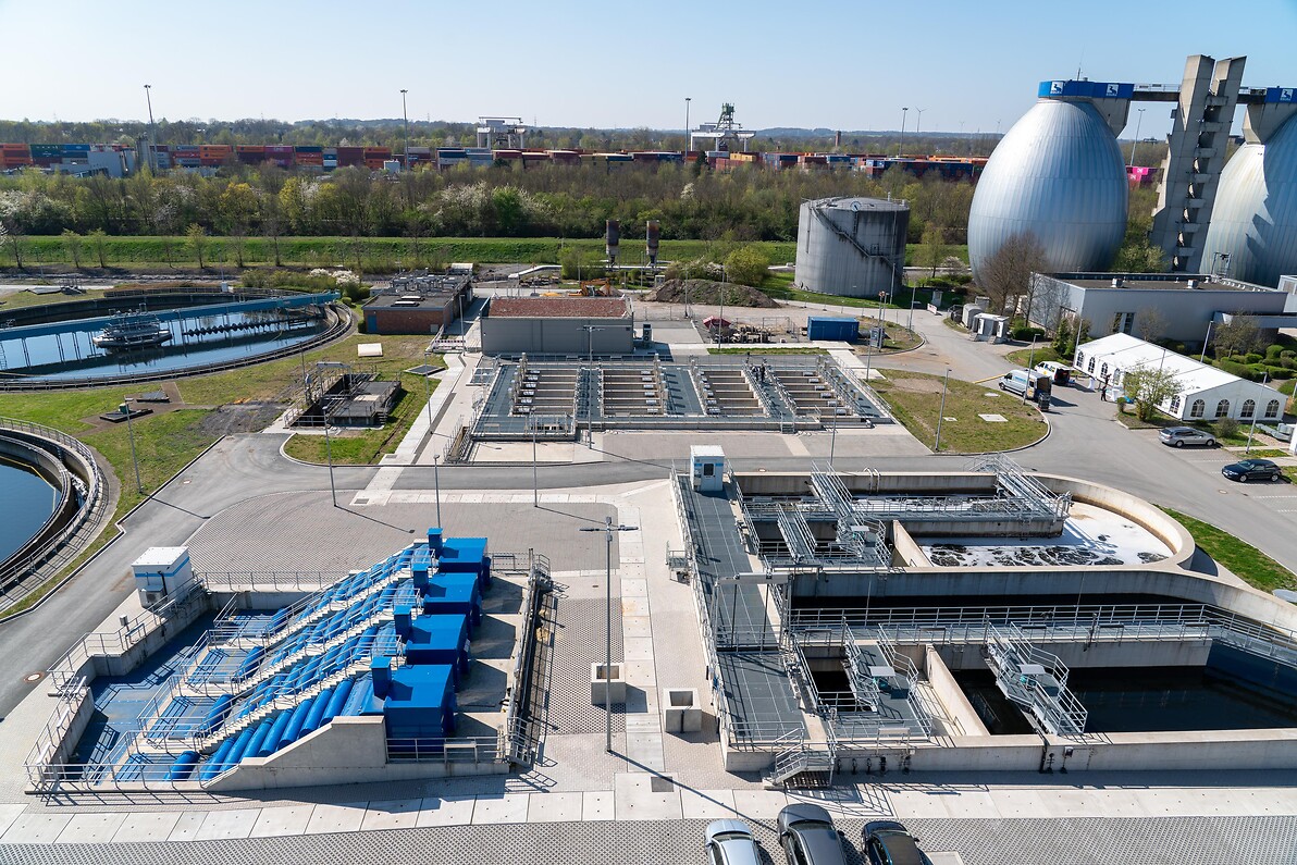 4. Reinigungsstufe Tuchfilter KA Dortmund - Deusen